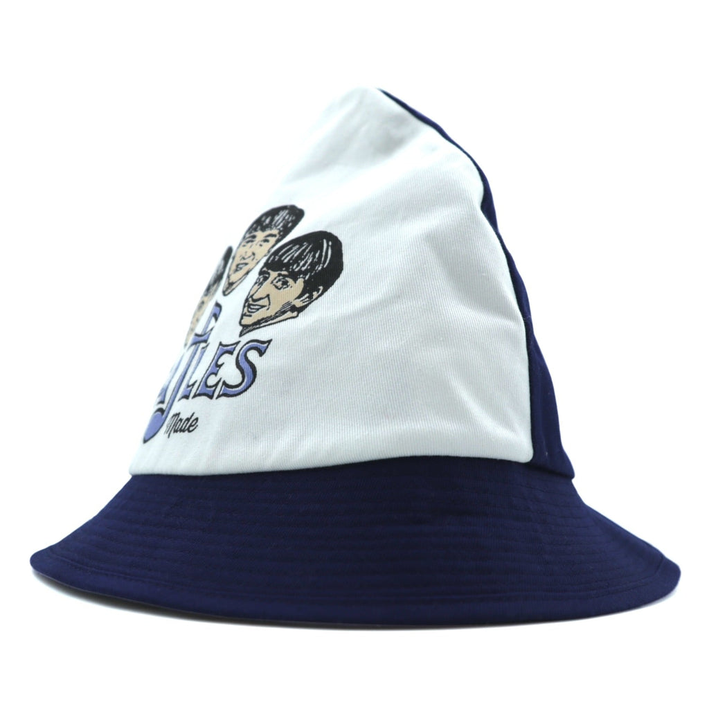 HUMAN MADE Japan-made Bucket Hat Beatles Navy White
