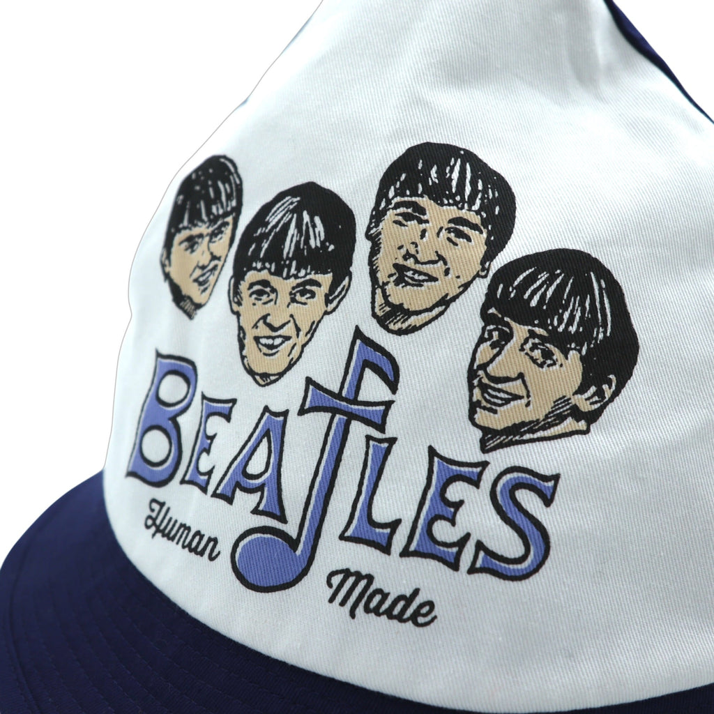 HUMAN MADE Japan-made Bucket Hat Beatles Navy White