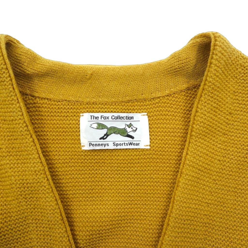 THE FOX Penneys Knit Cardigan M Mustard Reproduction URBAN RESEARCH DOORS Special Order DR27-12H709