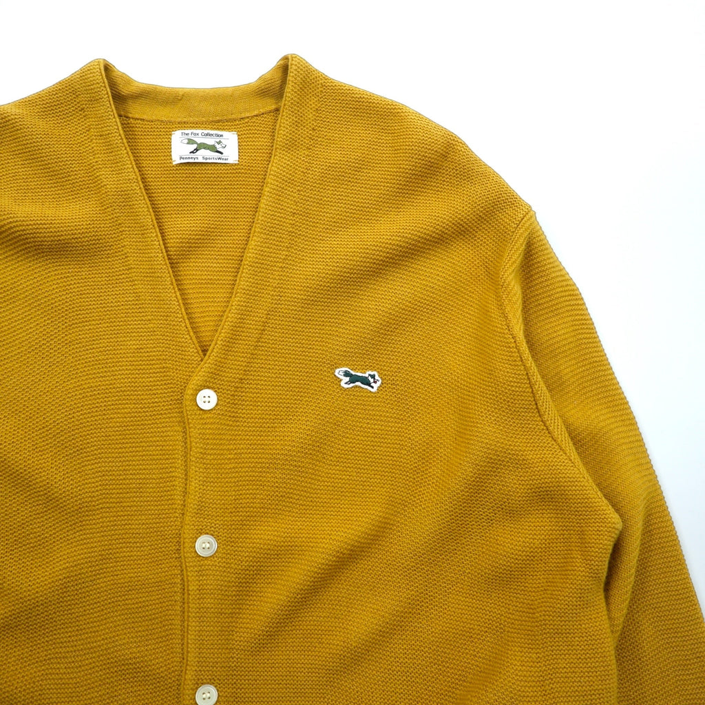 THE FOX Penneys Knit Cardigan M Mustard Reproduction URBAN RESEARCH DOORS Special Order DR27-12H709