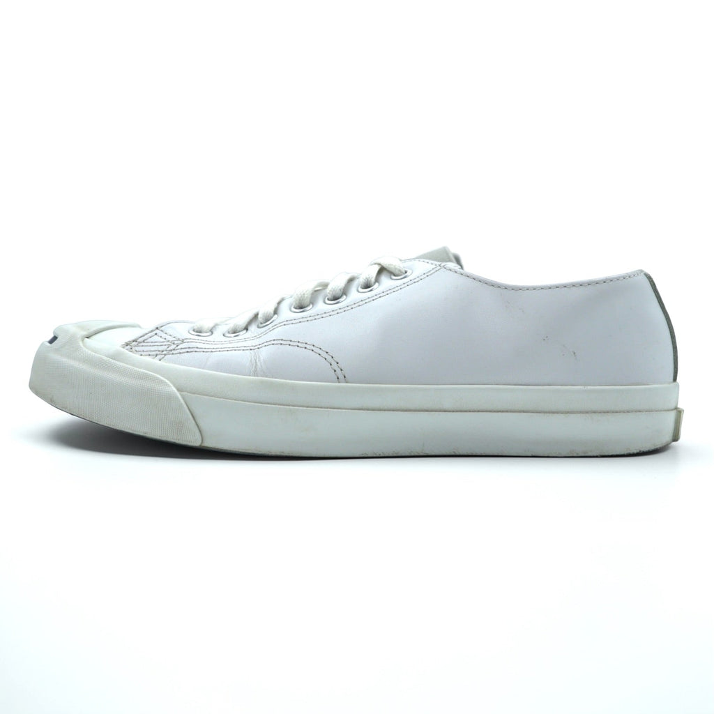 CONVERSE Leather Jack Purcell Low-Cut Sneakers 27cm White 1B984