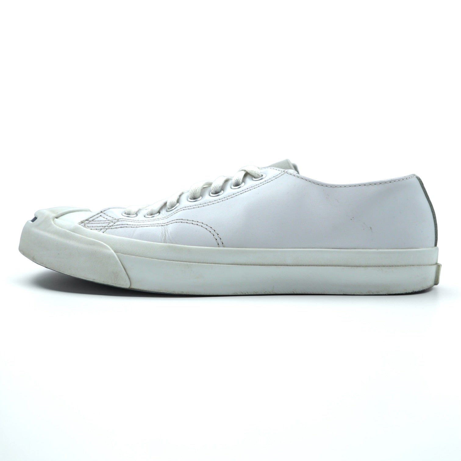 CONVERSE Leather Jack Purcell Low-Cut Sneakers 27cm White 1B984