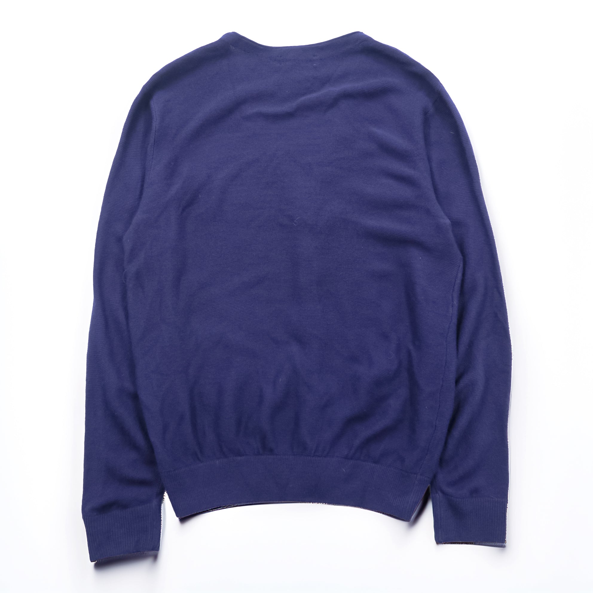 Cypress Links V-Neck Knit Cardigan M Navy Acrylic Unused