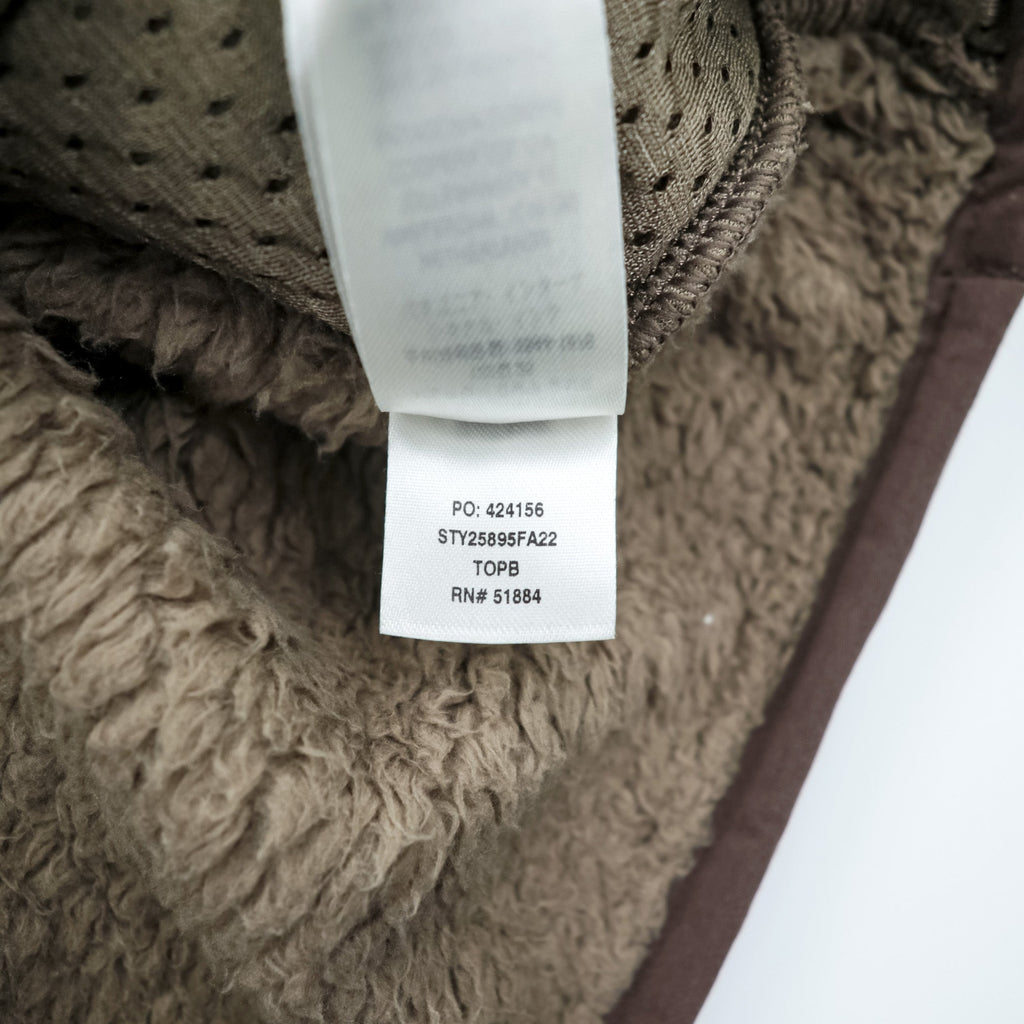 Patagonia Los Gatos Crew Boa Fleece Pullover M Brown Chest Pocket Side Pockets STY25895 FA22