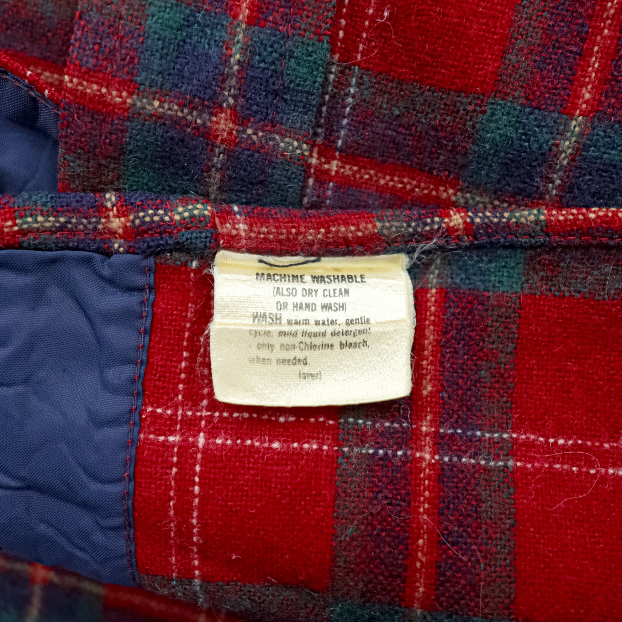 PENDLETON 70s Made in USA Vintage Wool Flannel Shirt XL Plaid Chest Pocket