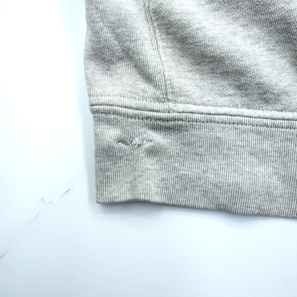 Polo Ralph Lauren 90年代 リバースウィーブ ジップパーカー M グレー スモールポニー ロゴ 刺繍