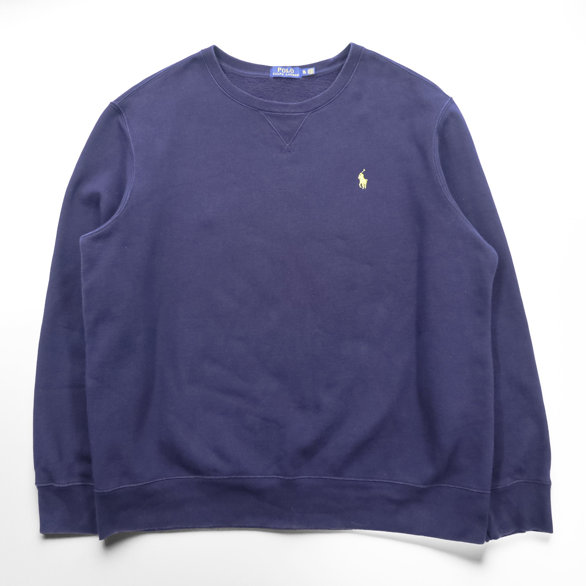 Polo Ralph Lauren Pre-V Sweatshirt Trainer XL Navy Small Pony Logo Embroidery