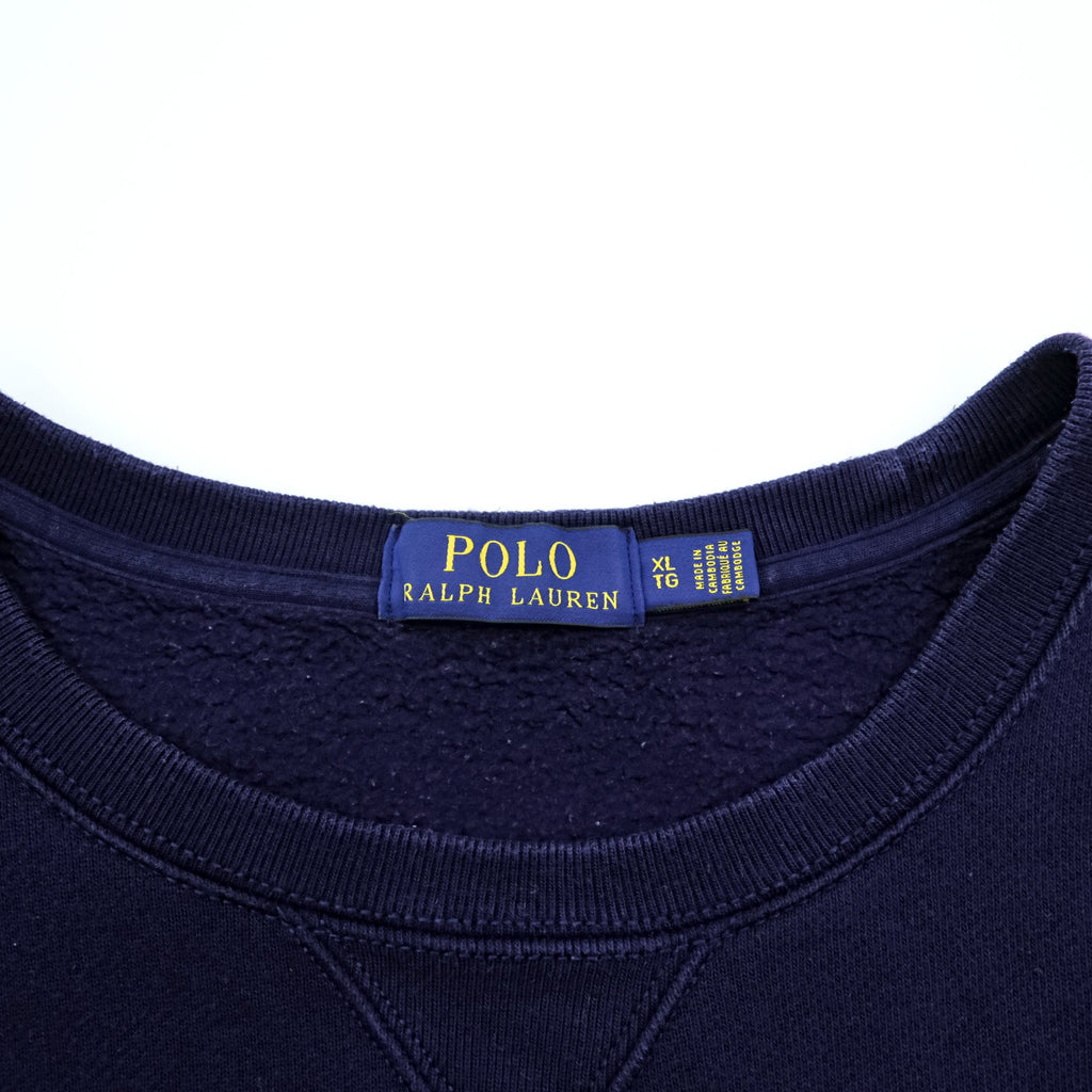 Polo Ralph Lauren Pre-V Sweatshirt Trainer XL Navy Small Pony Logo Embroidery
