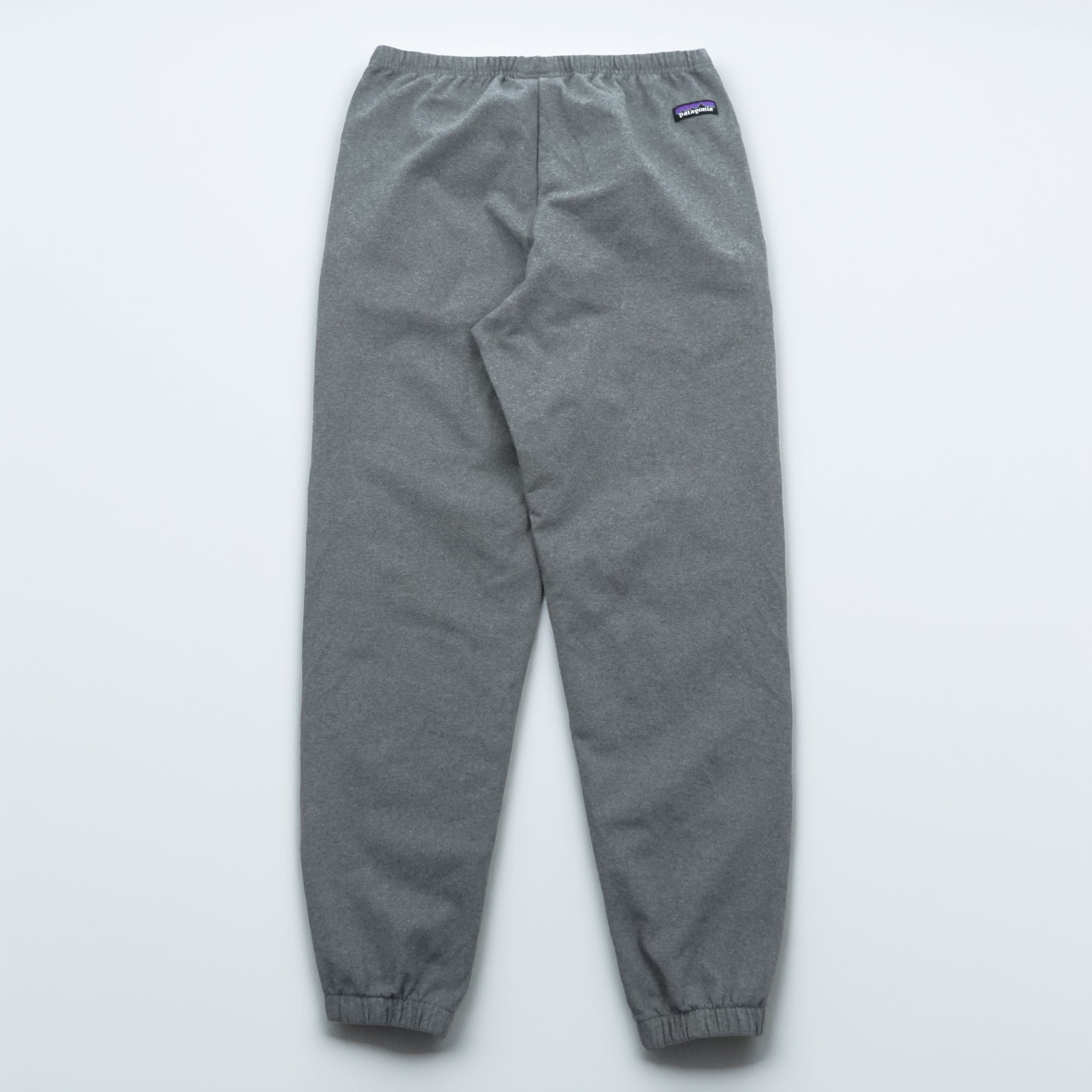 Patagonia P-6 ビッグラベル アップライザル スウェットパンツ M グレー 裏起毛 ジョガーパンツ 26052
