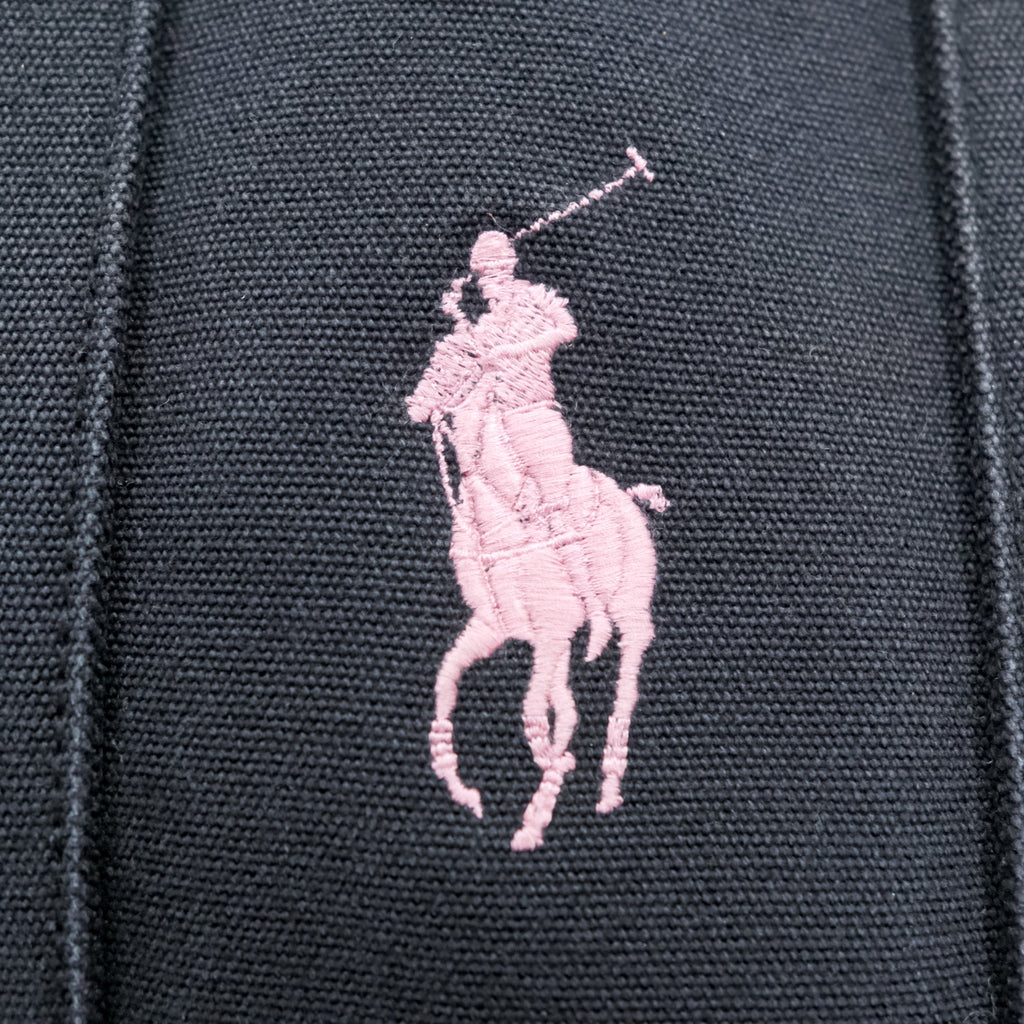 Ralph Lauren Canvas Tote Bag Big Pony Embroidery Cotton