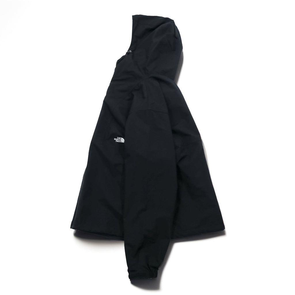 THE NORTH FACE Compact Jacket Mountain Parka L Black Nylon Waterproof Shell Drawcord NP72230 Unused