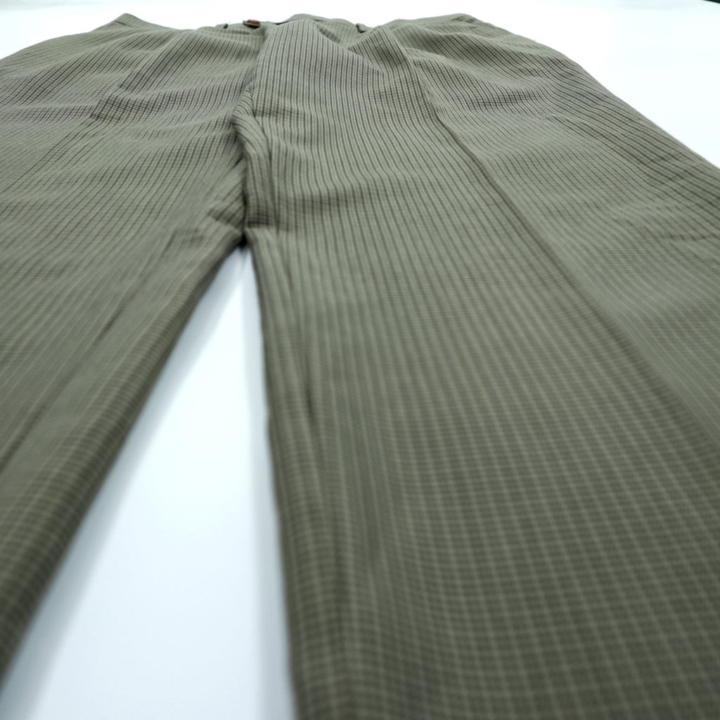 Ralph Lauren 90s Two-Pleat Trousers L Beige Gun Club Check Double Cuffs