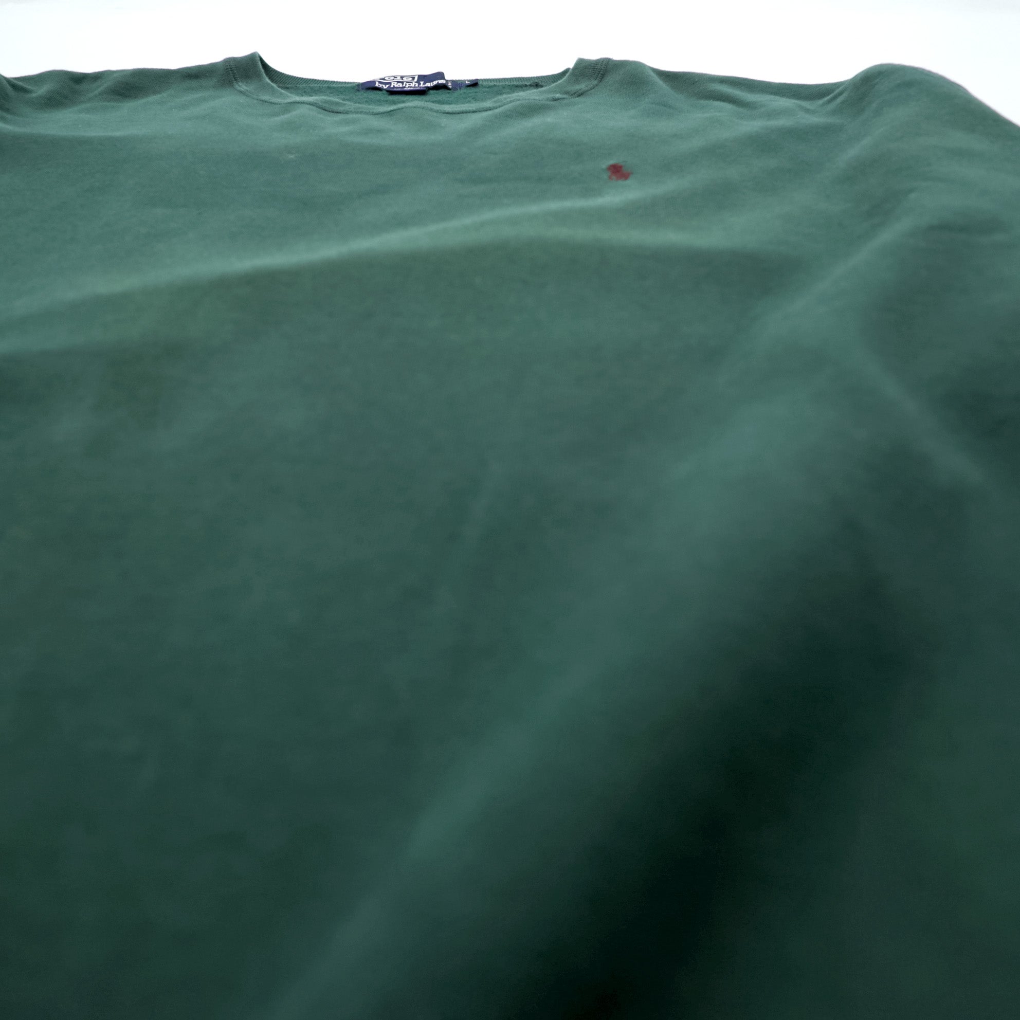 Polo Ralph Lauren 90年代 スウェット トレーナー L グリーン スモールポニー ロゴ 刺繍