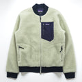 Patagonia Retro-X Discontinued Bomber Jacket Retro-X Bomber Jkt Boa Fleece Jacket S Natural x Navy 22830