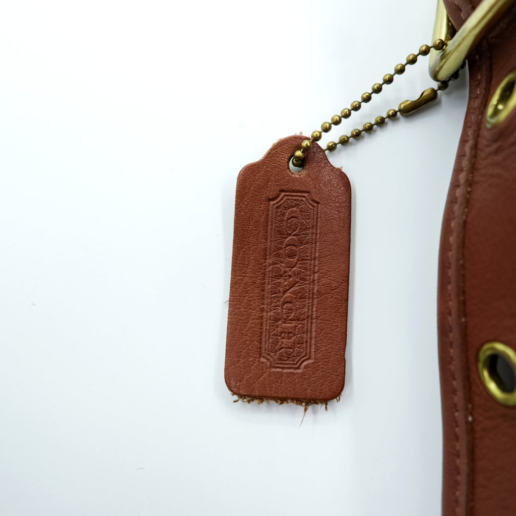 COACH ヴィンテージ オールドコーチ バケツ型 ショルダーバッグ グラブタンレザー