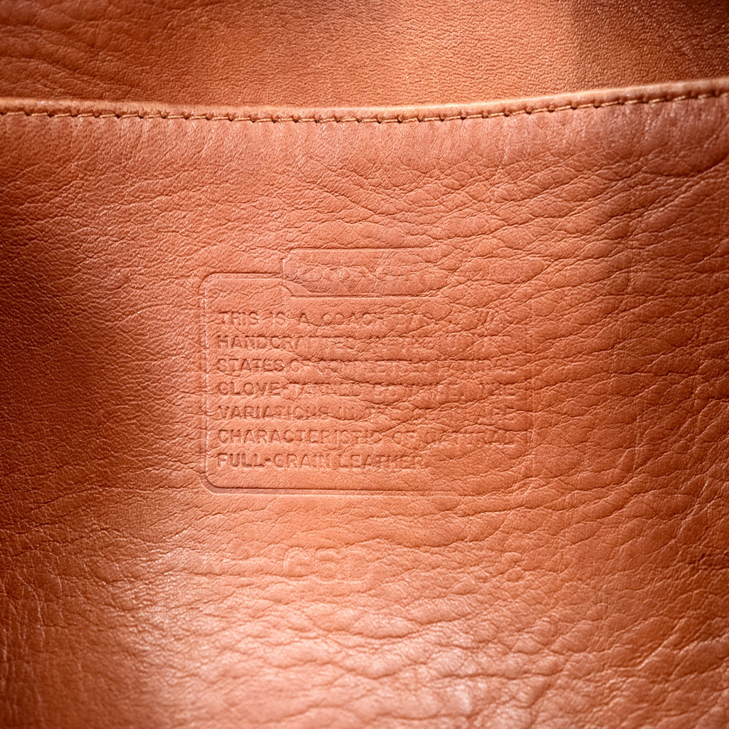 COACH ヴィンテージ オールドコーチ バケツ型 ショルダーバッグ グラブタンレザー