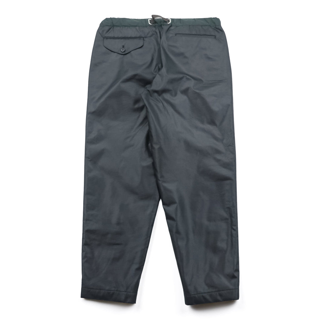 kolor BEACON Padded Coated Belted Pants L Gray Waterproof Outdoor Webbing Belt Wide Tapered 21WBM-P007132 Made in Japan