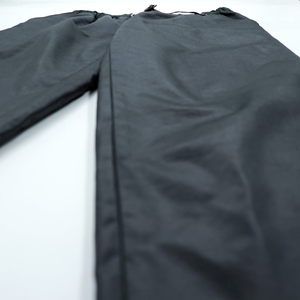 kolor BEACON Padded Coated Belted Pants L Gray Waterproof Outdoor Webbing Belt Wide Tapered 21WBM-P007132 Made in Japan