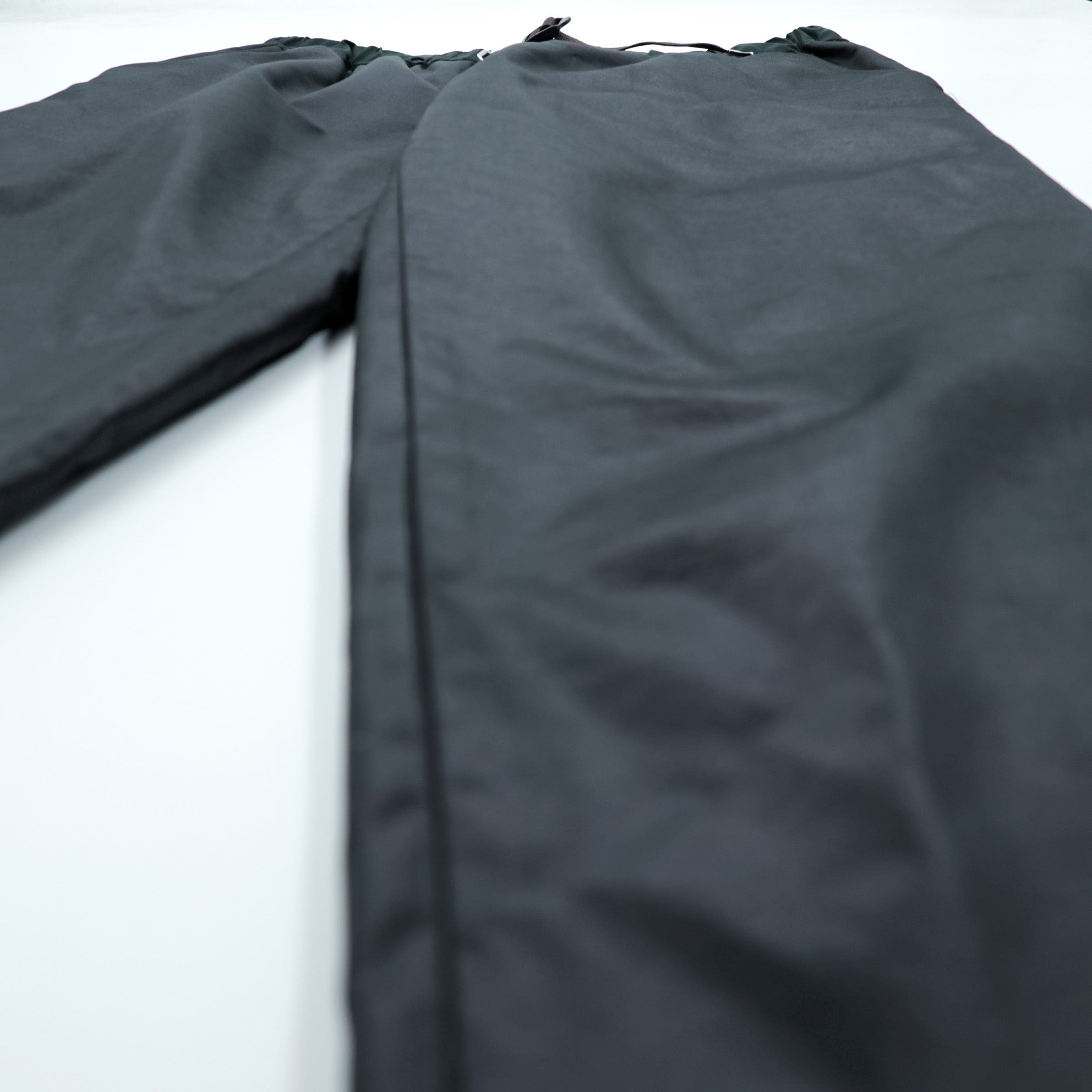 kolor BEACON Padded Coated Belted Pants L Gray Waterproof Outdoor Webbing Belt Wide Tapered 21WBM-P007132 Made in Japan