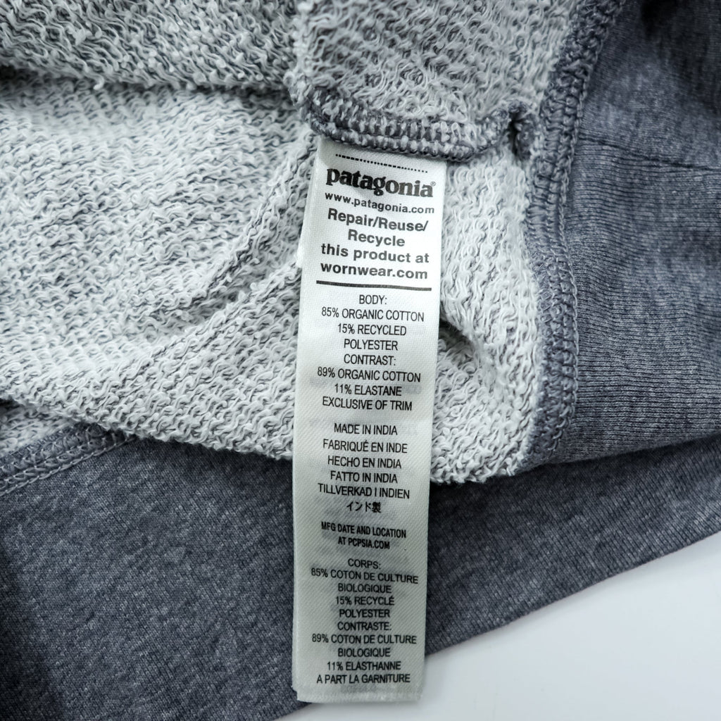 Patagonia Organic Cotton Crew Neck Sweatshirt M Gray Chest Pocket 26375