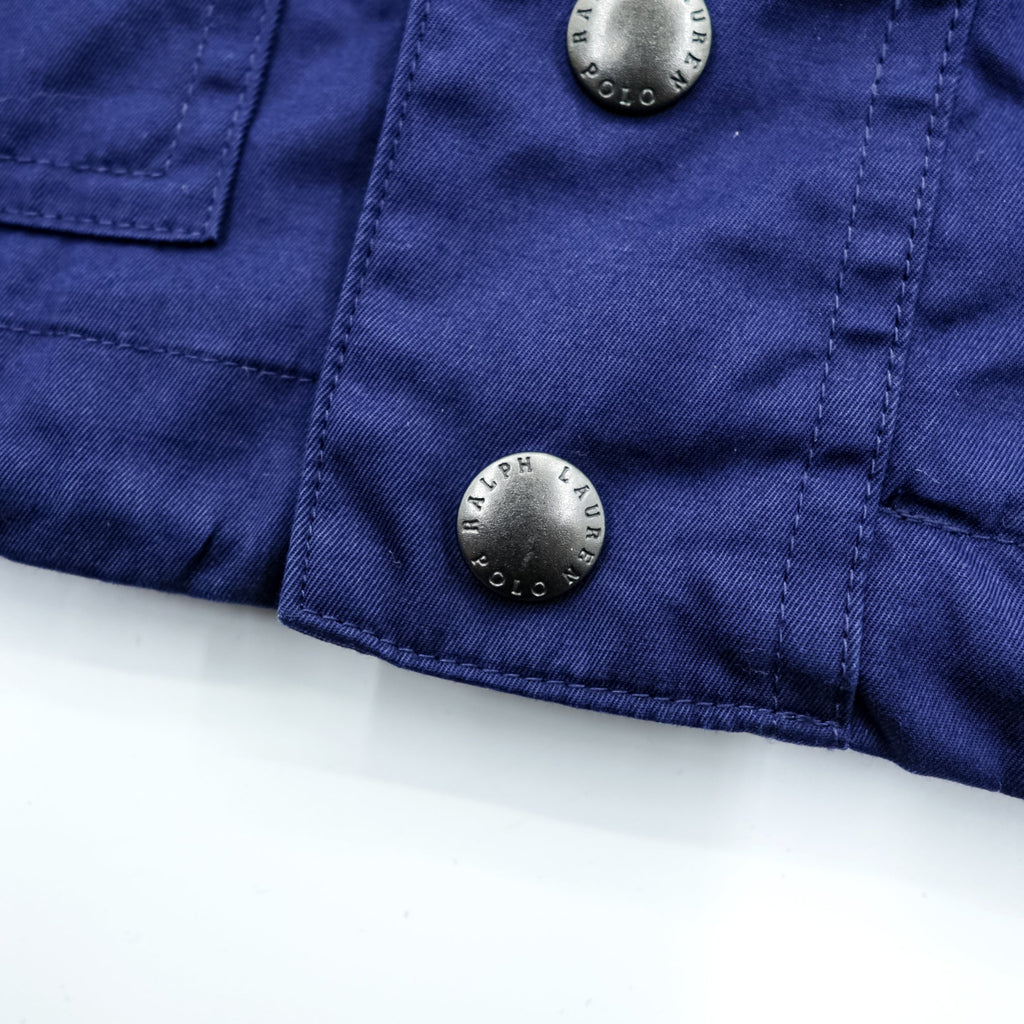 Polo Ralph Lauren 90年代 マウンテンパーカー M ドローコード ダブルジップ スモールポニー刺繍 エルボーパッチ