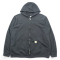 carhartt ミッドウェイト ジップパーカー XL ブラック フロントポケット LOOSE FIT K122