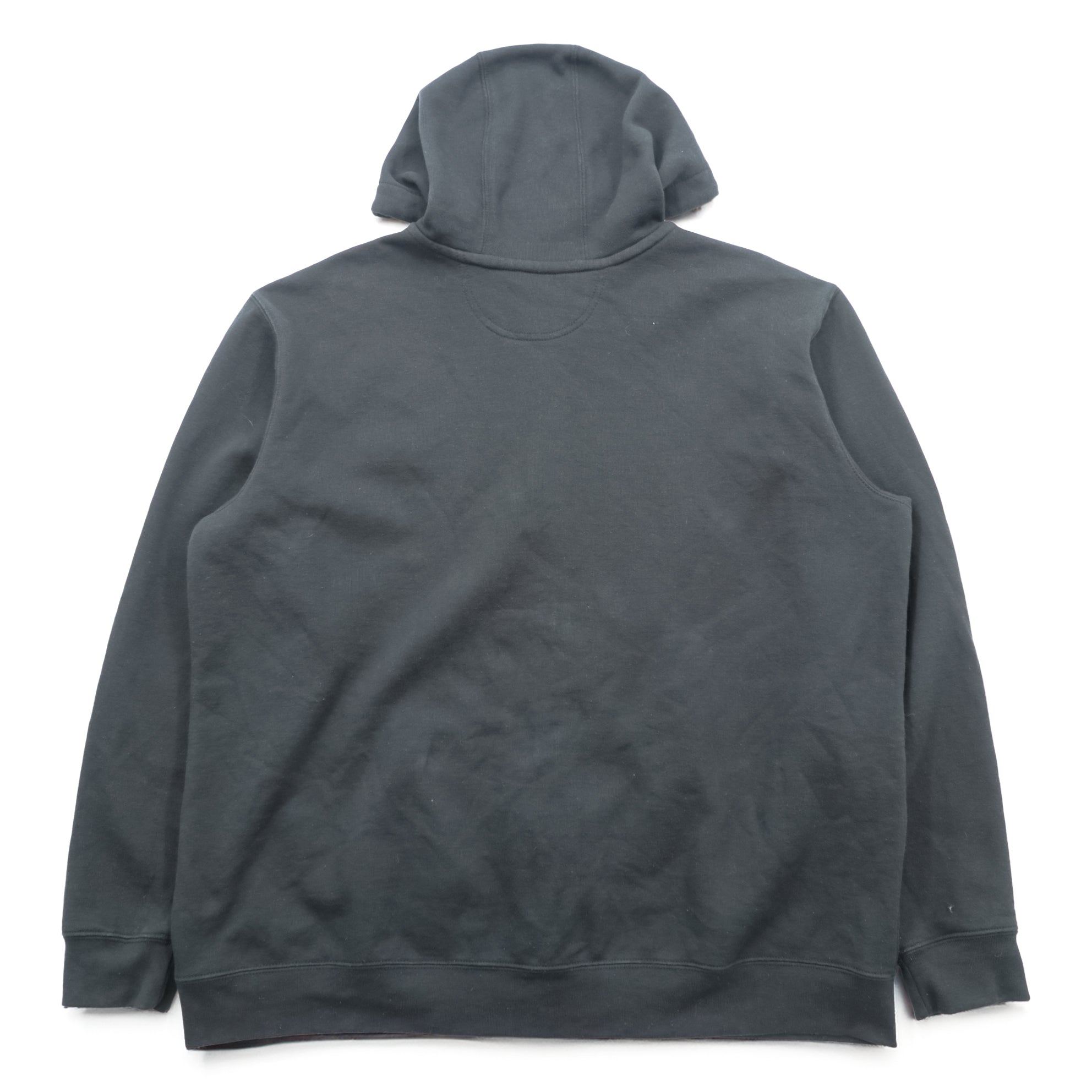 Carhartt Midweight Zip Hoodie XL Black Front Pocket LOOSE FIT K122