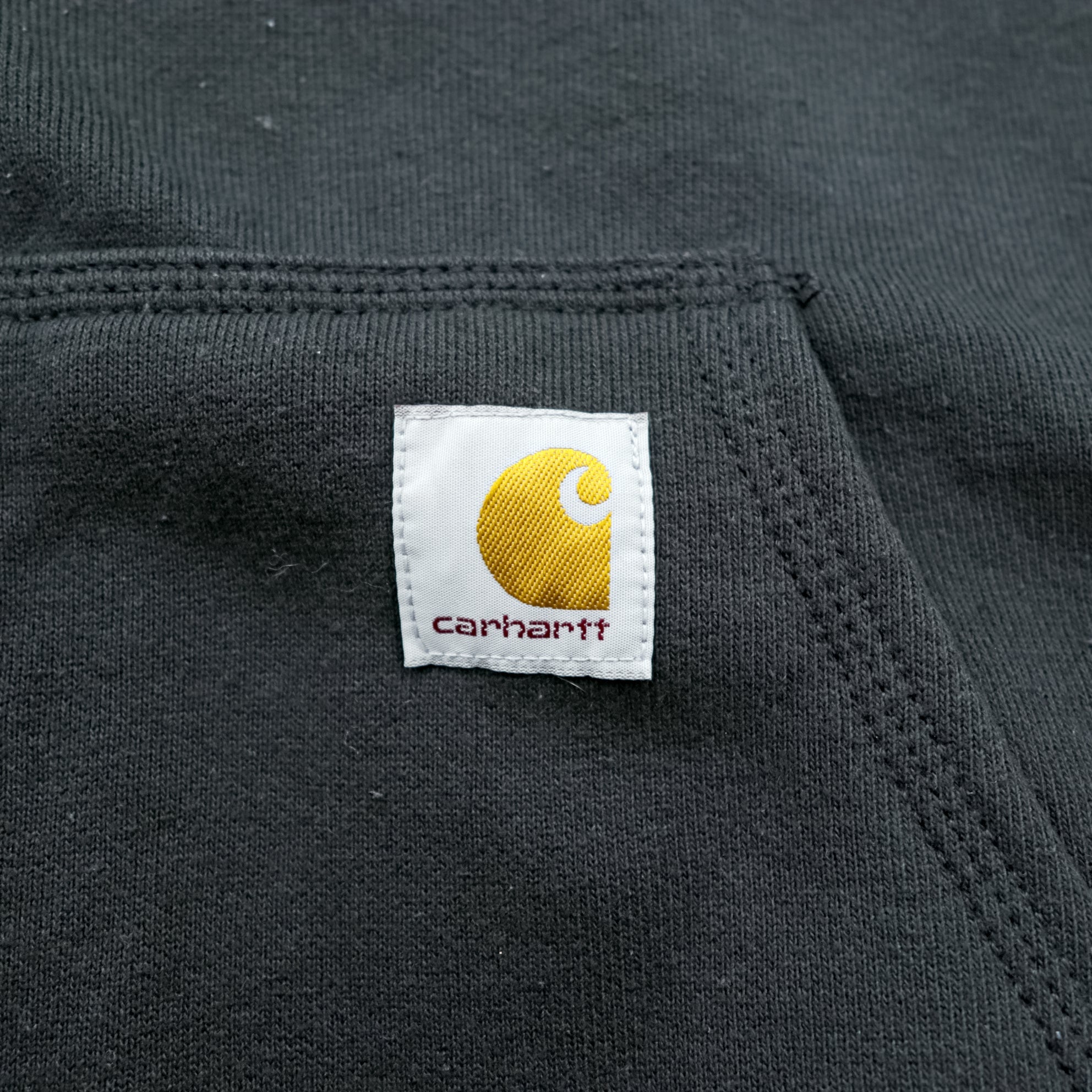 carhartt ミッドウェイト ジップパーカー XL ブラック フロントポケット LOOSE FIT K122