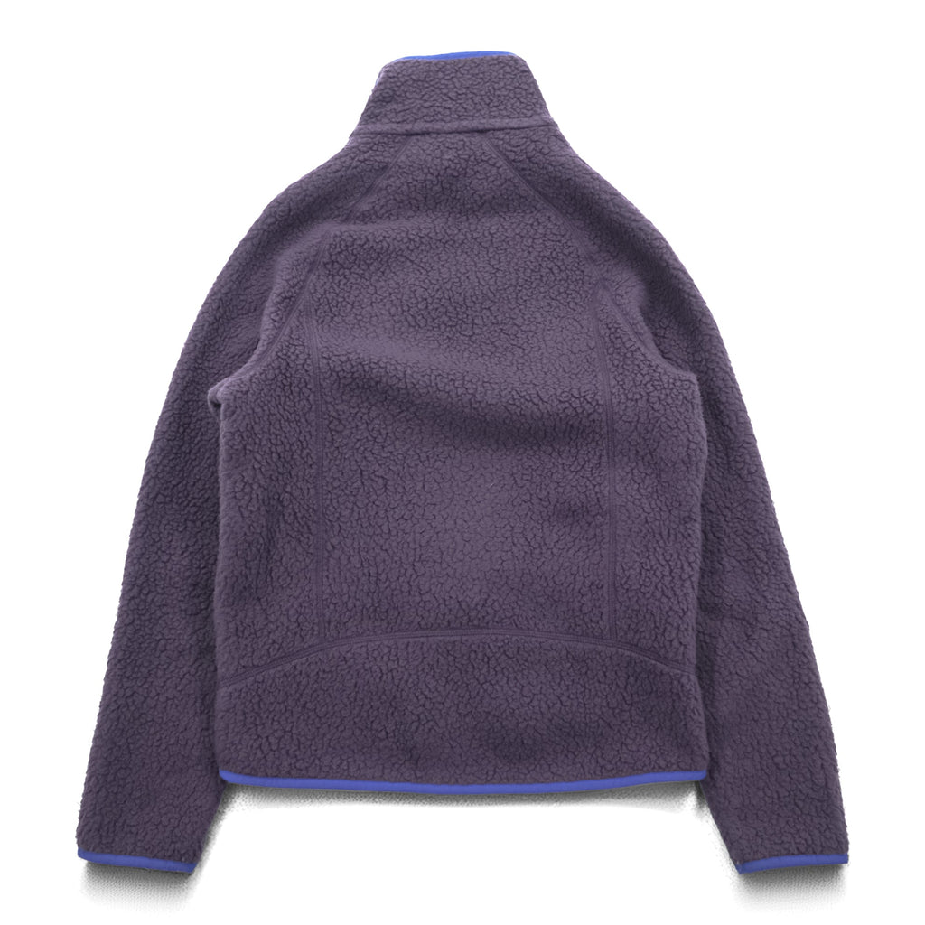 Patagonia レトロ パイル Retro Pile Fleece フリースジャケット XXS パープル フルジップ スタンドカラー 22801