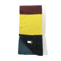 JO GORDON Made in UK Colorblock Lambswool Scarf Multi-color Bshop Exclusive Made in England