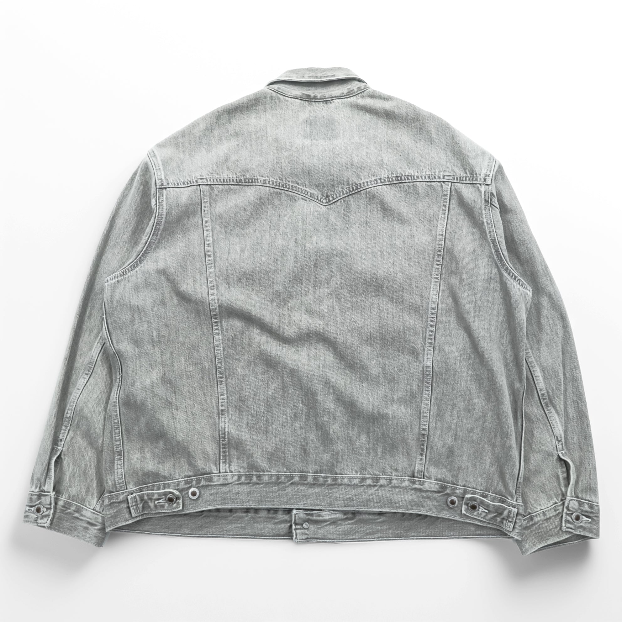 Levi's SILVER TAB デニム トラッカージャケット Gジャン XL グレー シルバータブ A3179