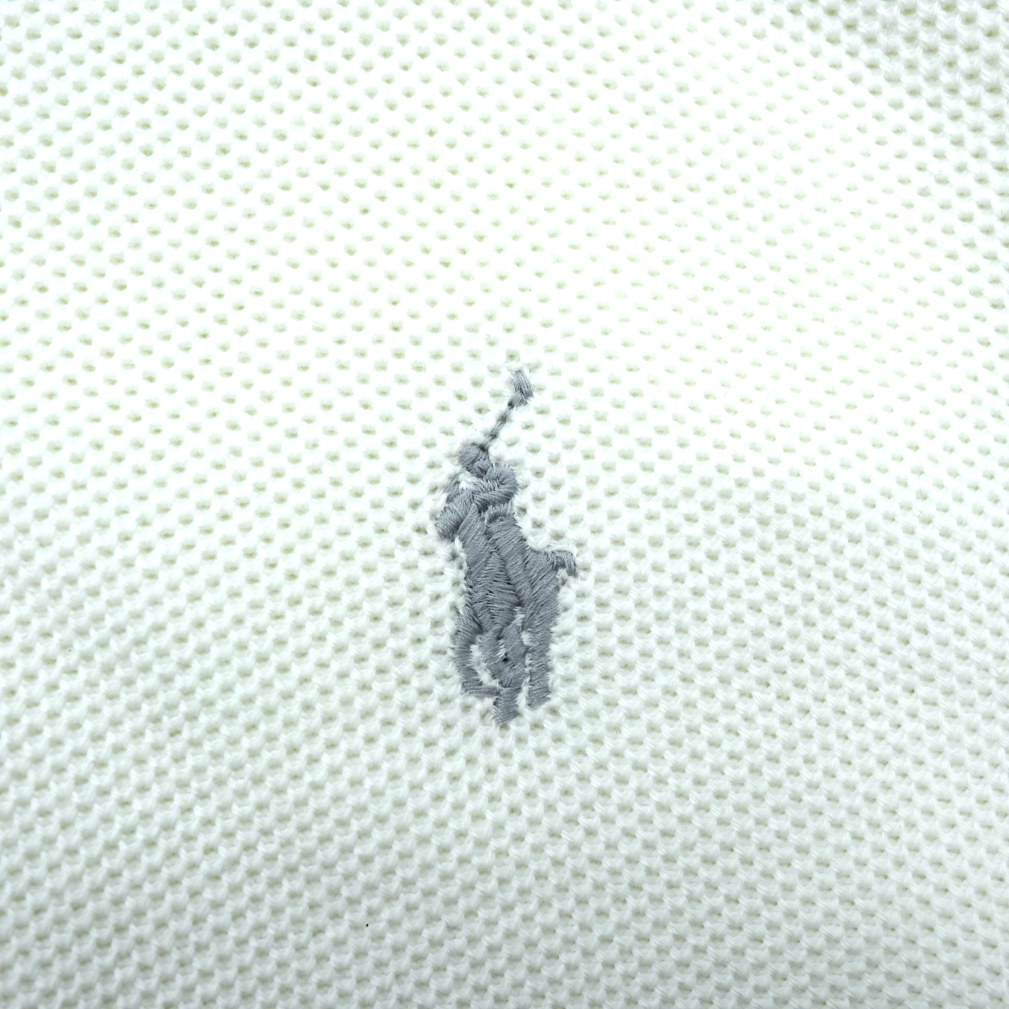 Polo Ralph Lauren ピマコットン メッシュ ニット セーター L ホワイト 未使用品