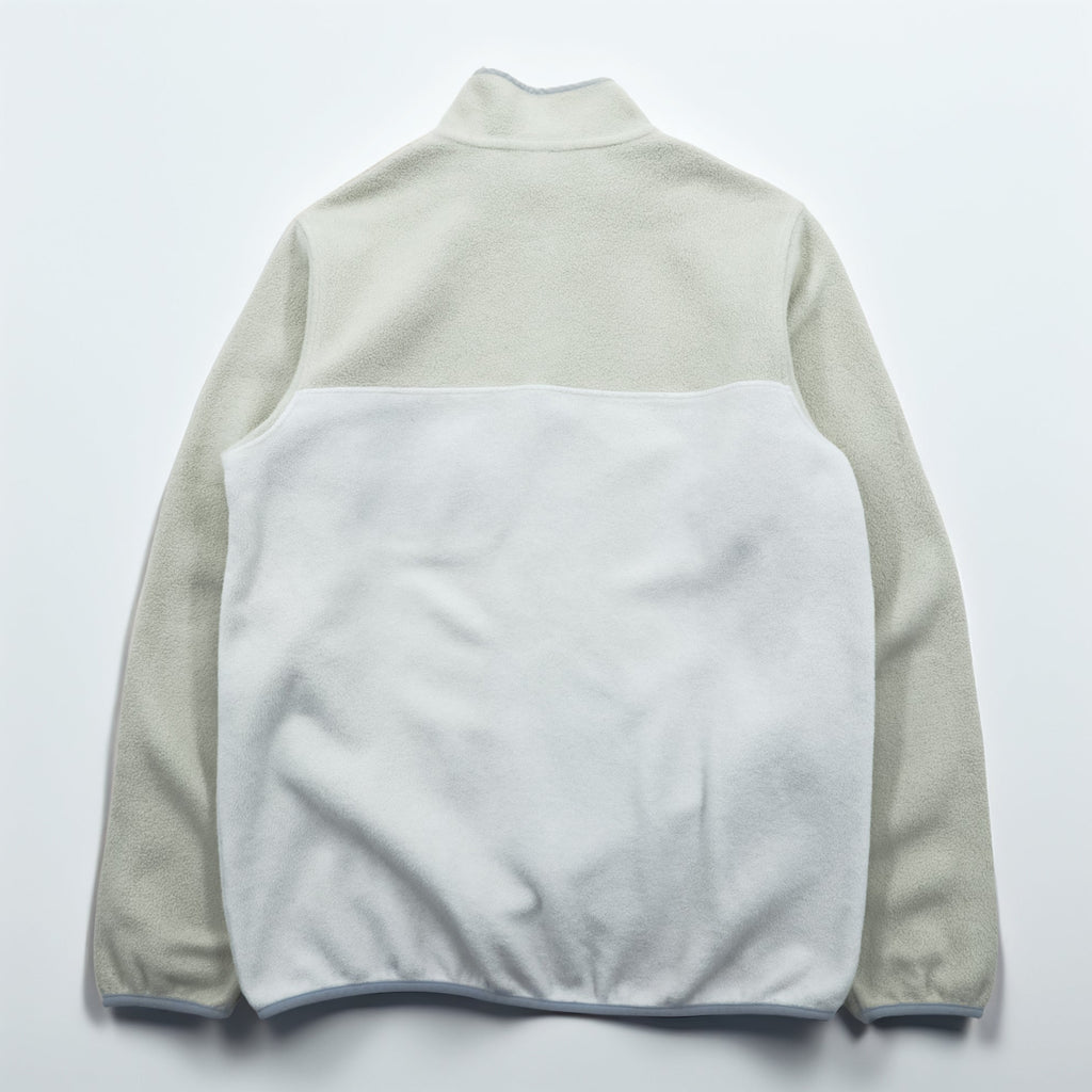 Patagonia シンチラ Synchilla スナップT フリース L オートミール バイカラー プルオーバー 胸ポケット