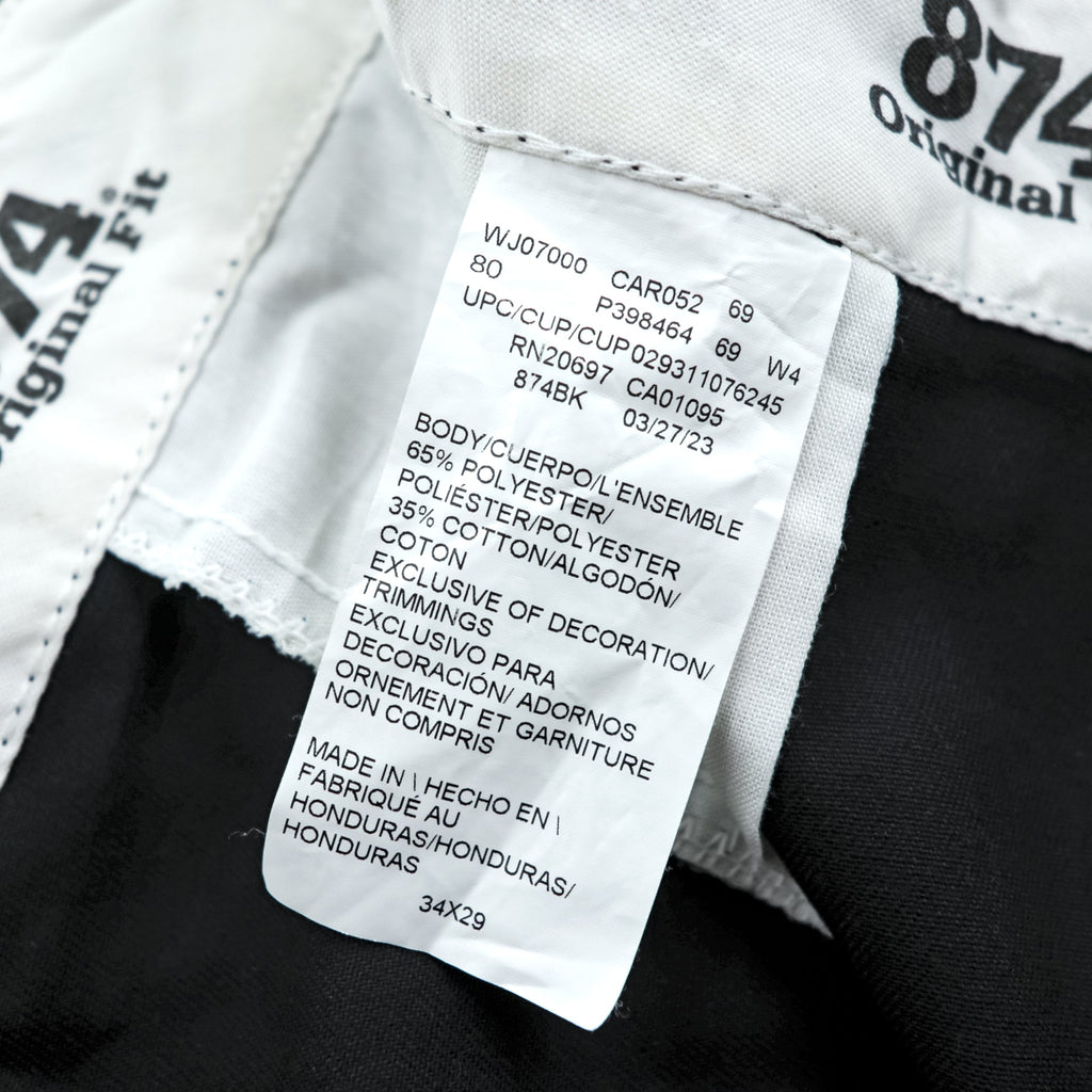 Dickies 874 チノパンツ ワークパンツ L ブラック ORIGINAL FIT