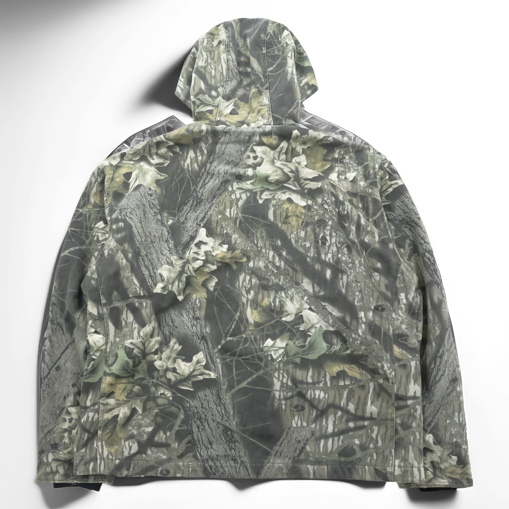 Columbia Duck Active Jacket Hooded Blouson XL Realtree Camo Full Zip Fleece Lined HM3002