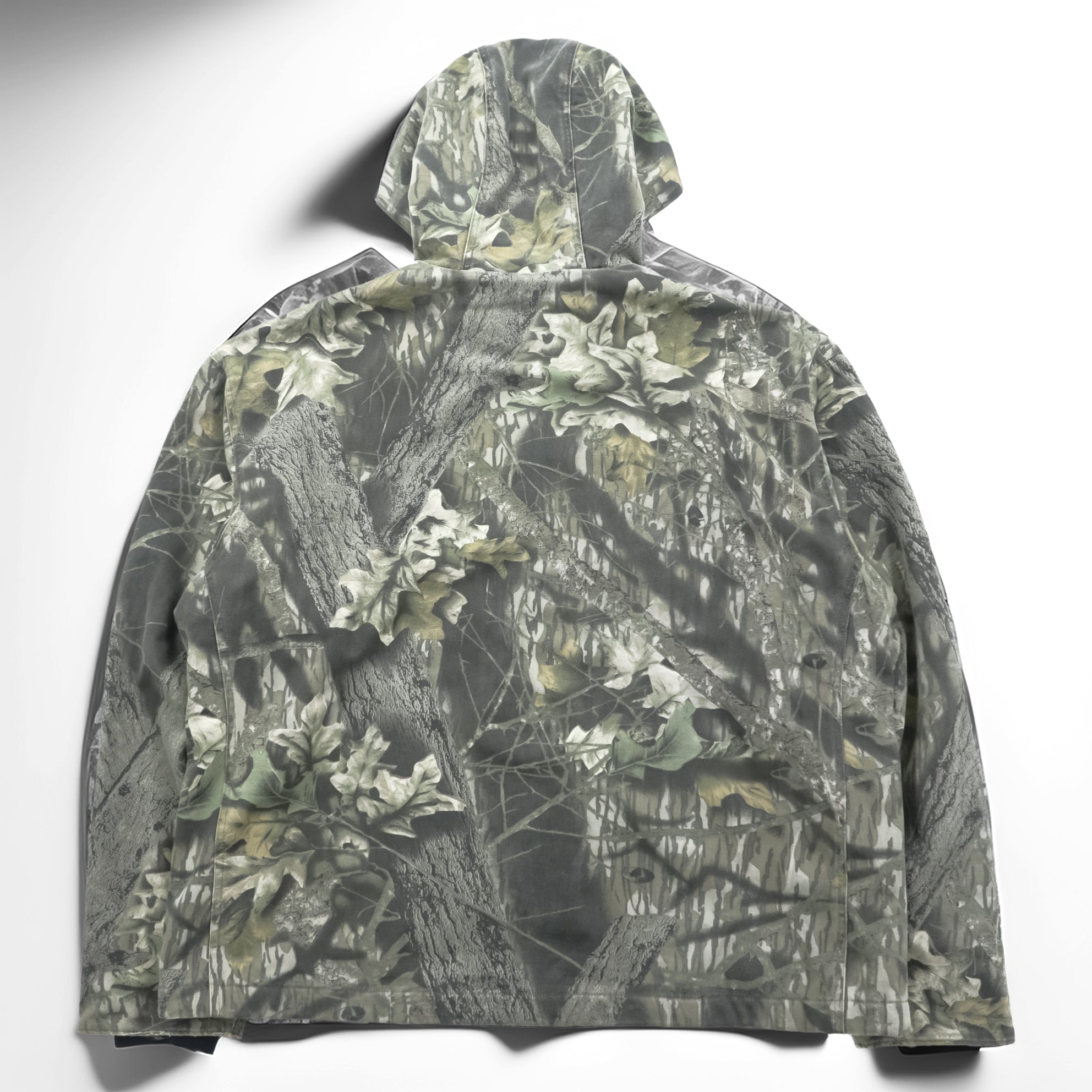 Columbia Duck Active Jacket Hooded Blouson XL Realtree Camo Full Zip Fleece Lined HM3002