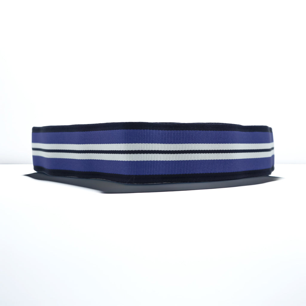 Polo Ralph Lauren Ribbon Belt D-Ring Belt Stripe Navy White