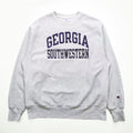 Champion リバースウィーブ REVERSE WEAVE カレッジ スウェット トレーナー XL グレー GEORGIA SOUTHWESTERN アーチロゴ 青単タグ 復刻
