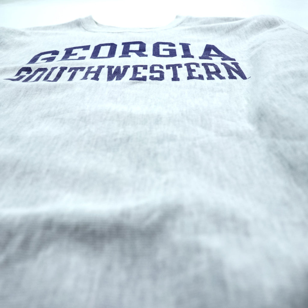Champion リバースウィーブ REVERSE WEAVE カレッジ スウェット トレーナー XL グレー GEORGIA SOUTHWESTERN アーチロゴ 青単タグ 復刻