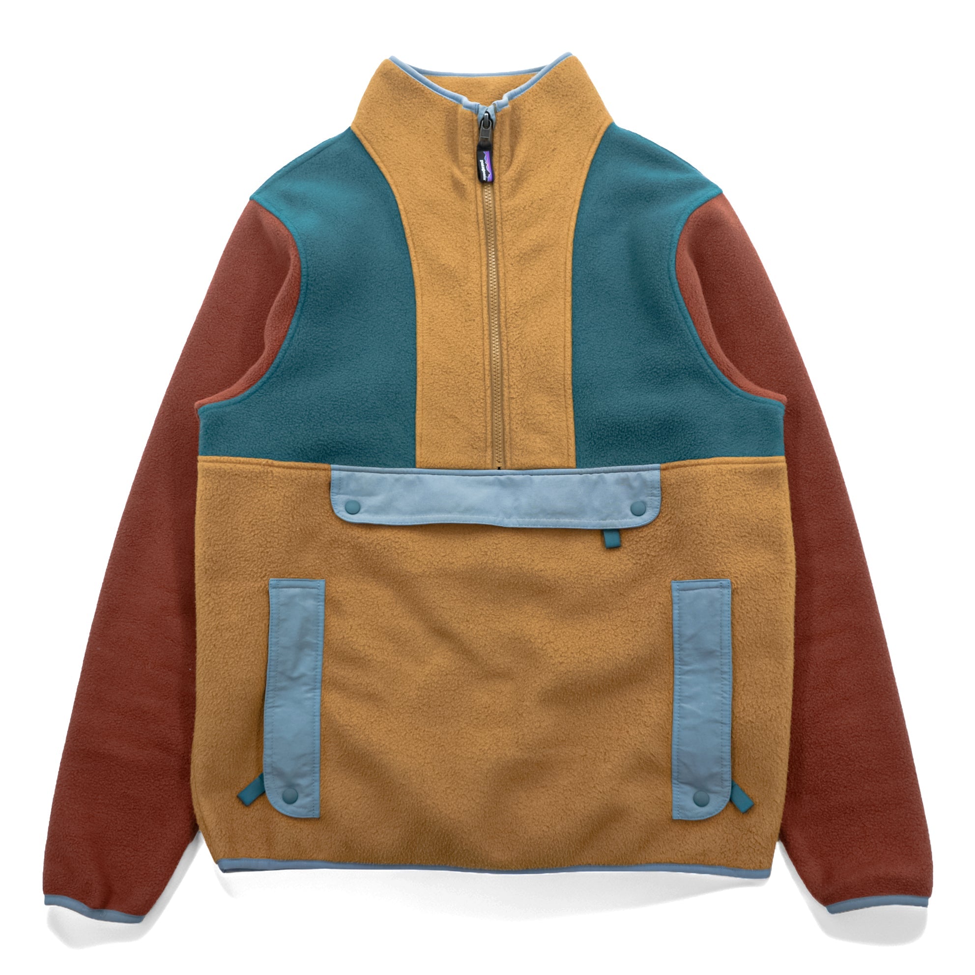 Patagonia Synchilla Anorak Fleece Pullover M Colorblock Half-Zip Unisex 22980