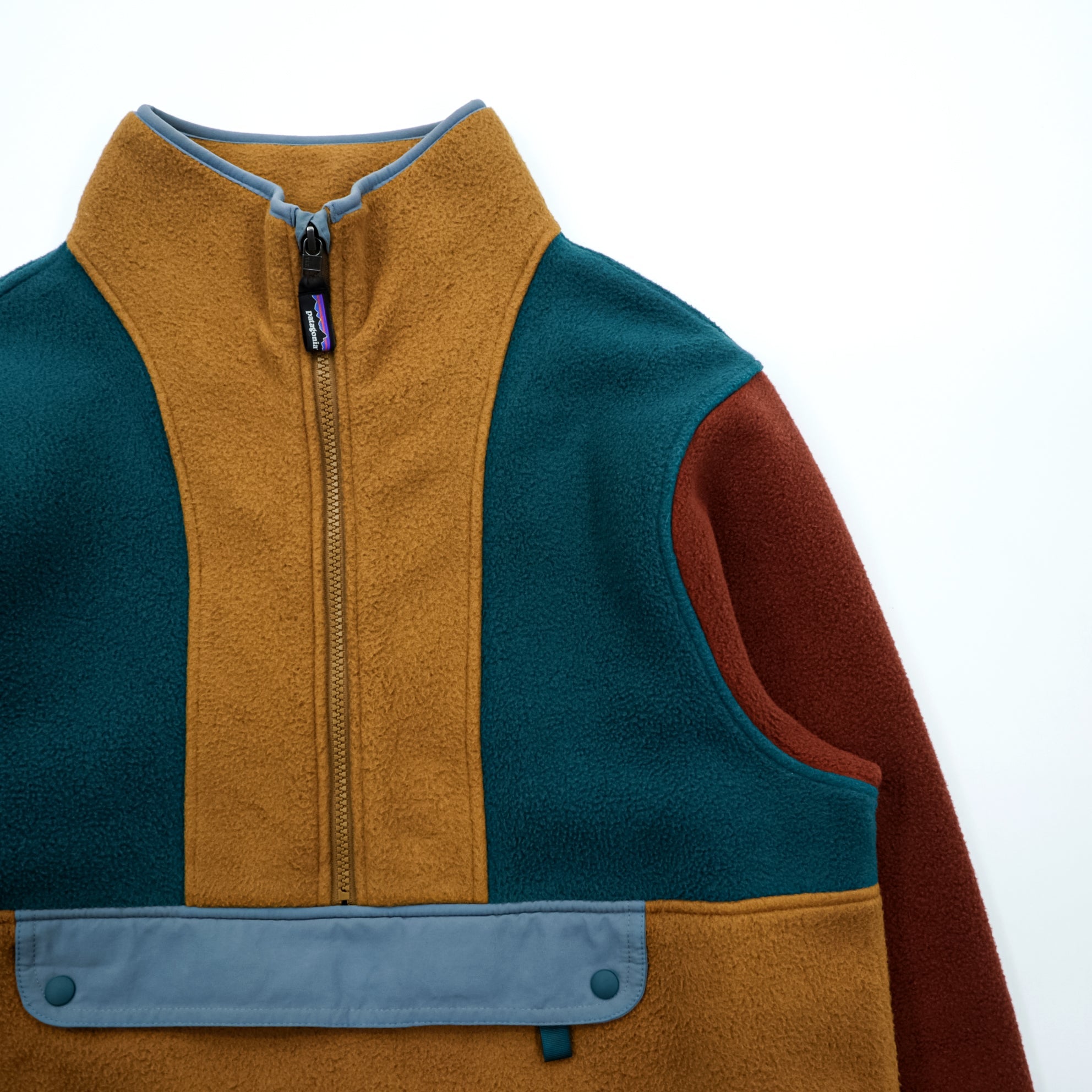 Patagonia Synchilla Anorak Fleece Pullover M Colorblock Half-Zip Unisex 22980