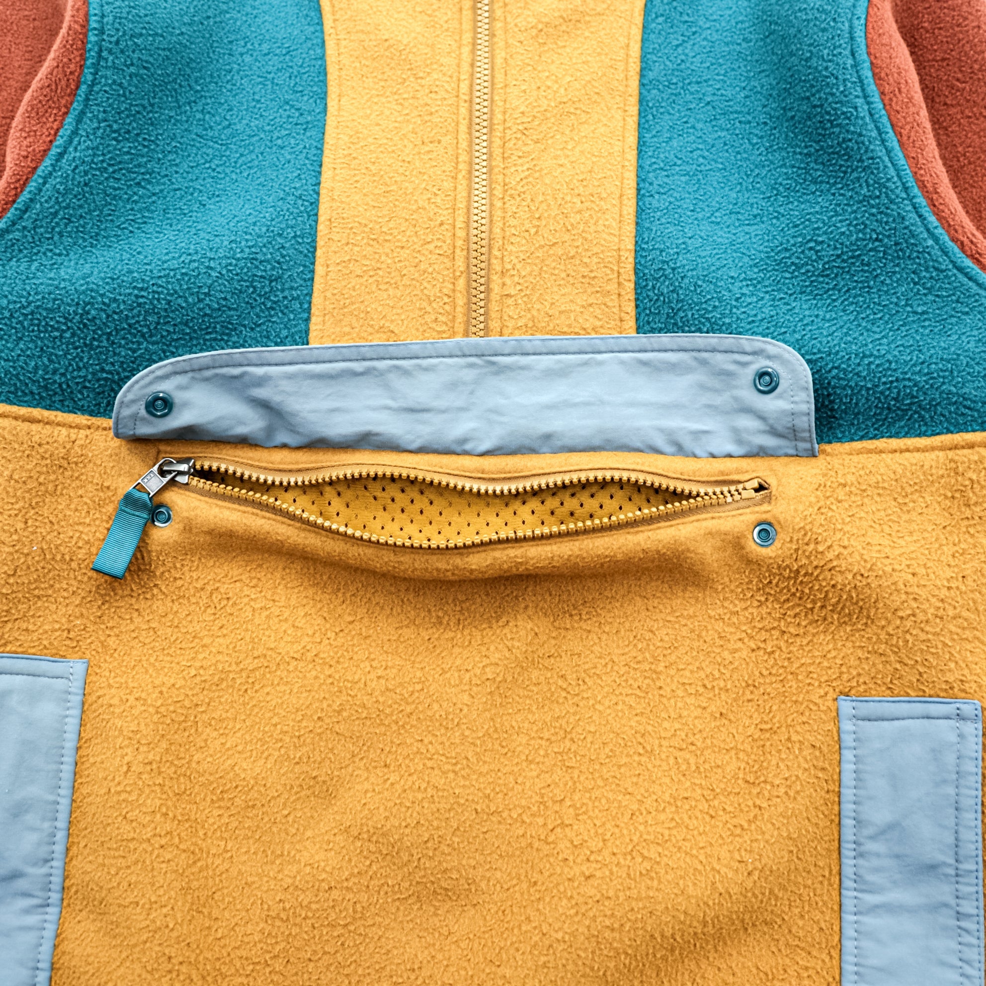 Patagonia Synchilla Anorak Fleece Pullover M Colorblock Half-Zip Unisex 22980