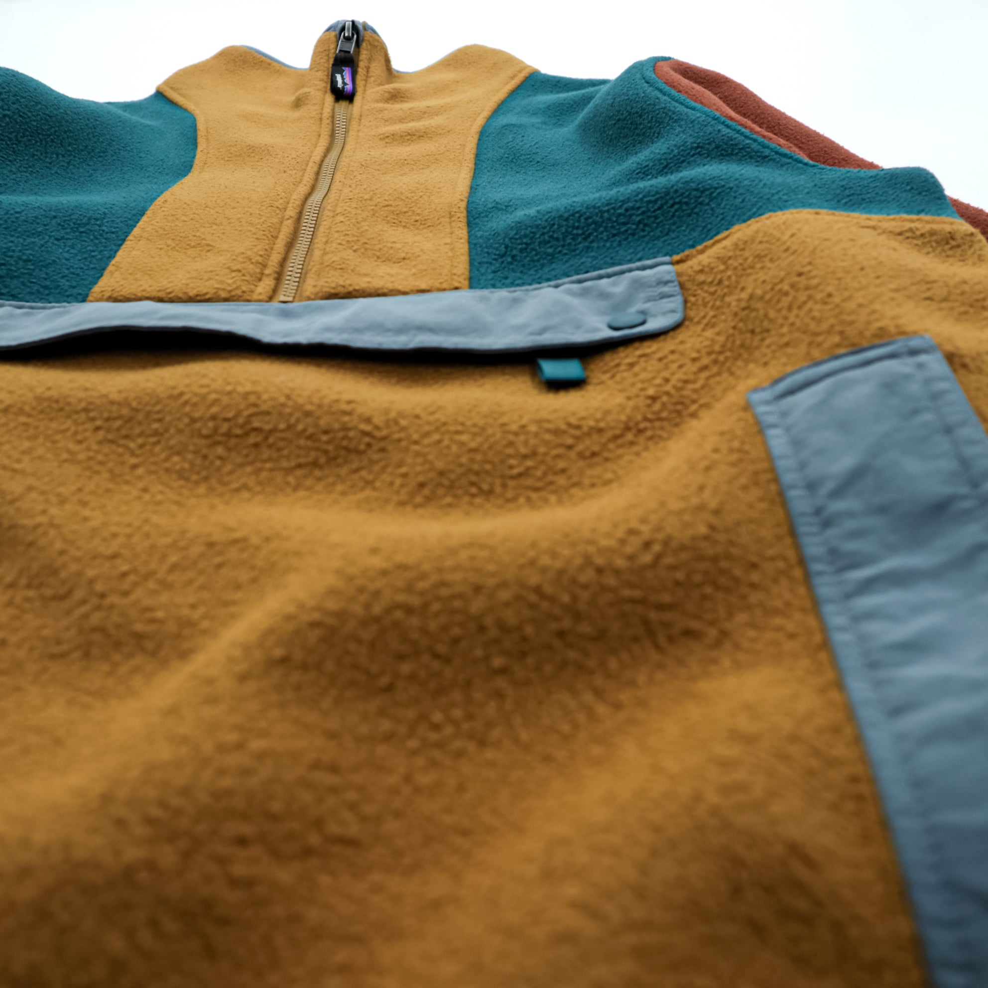 Patagonia Synchilla Anorak Fleece Pullover M Colorblock Half-Zip Unisex 22980