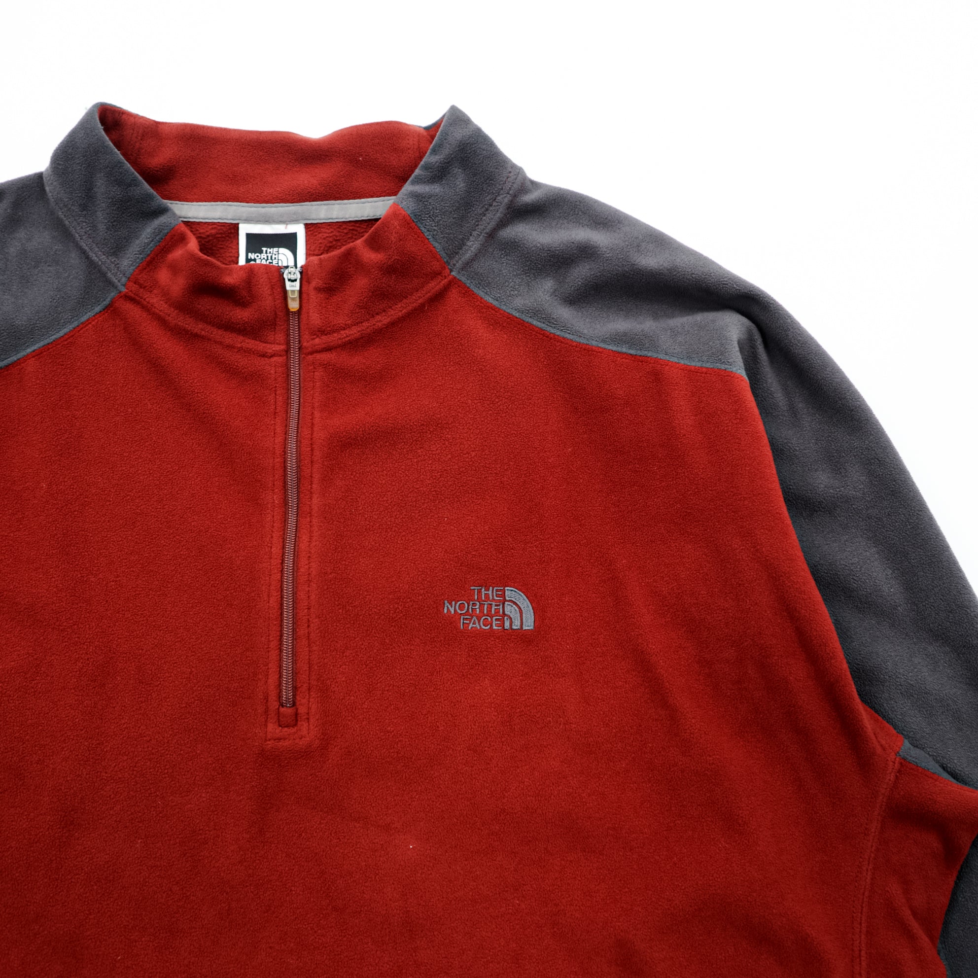 THE NORTH FACE ハーフジップ 速乾 マイクロフリース プルオーバー TKA100 L レッド A436 US規格