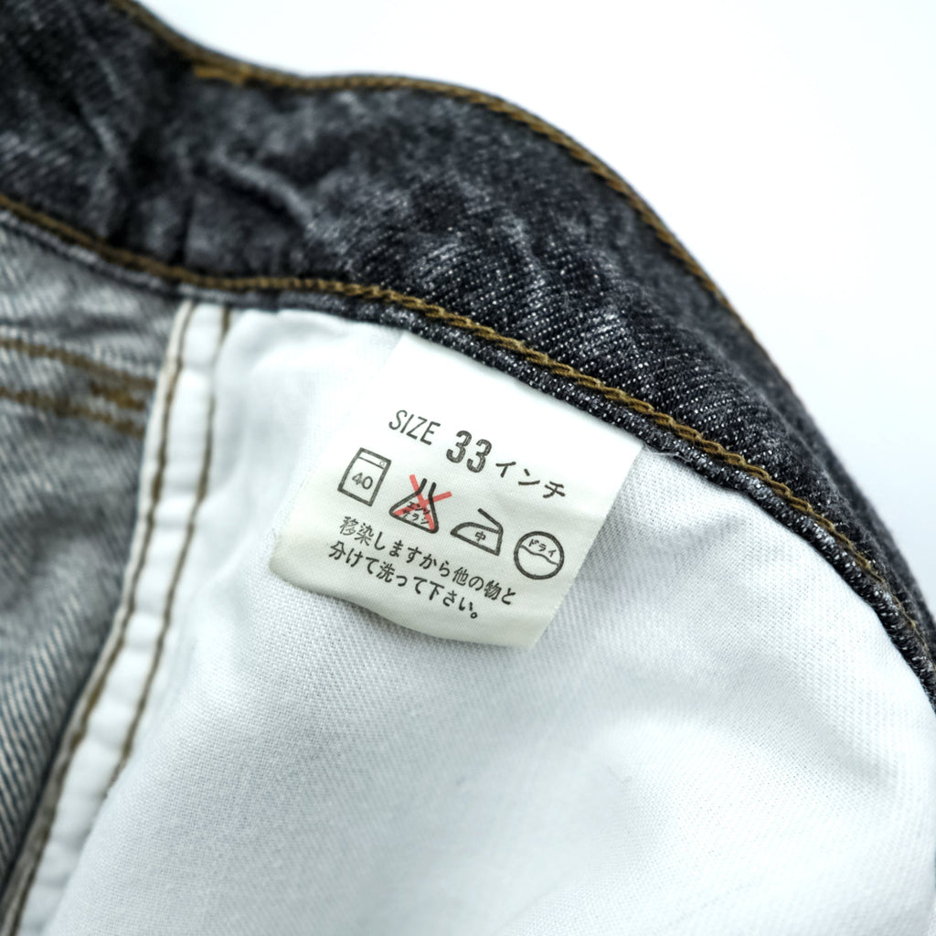 Levi's 90s Made in Japan Big E Silver Tab Tapered Denim Jeans L Black 635-54