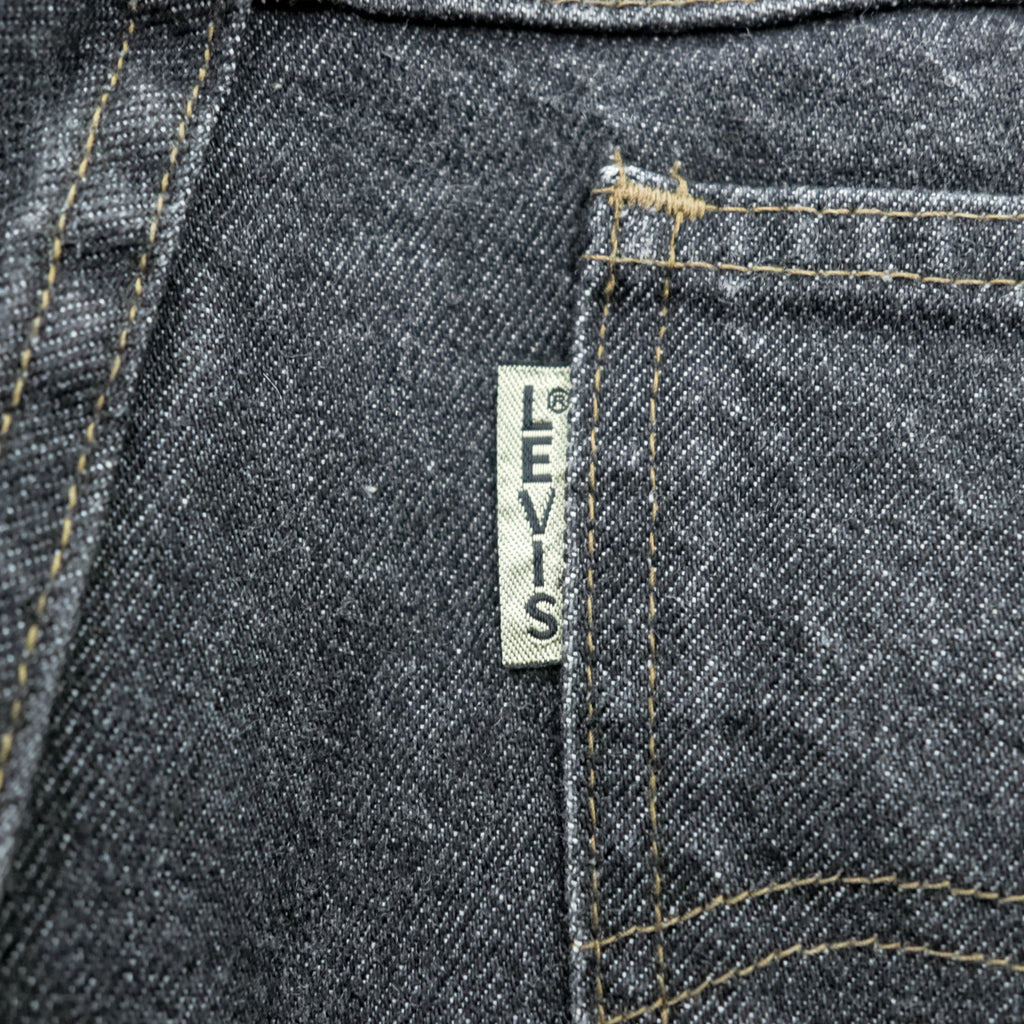 Levi's 90s Made in Japan Big E Silver Tab Tapered Denim Jeans L Black 635-54