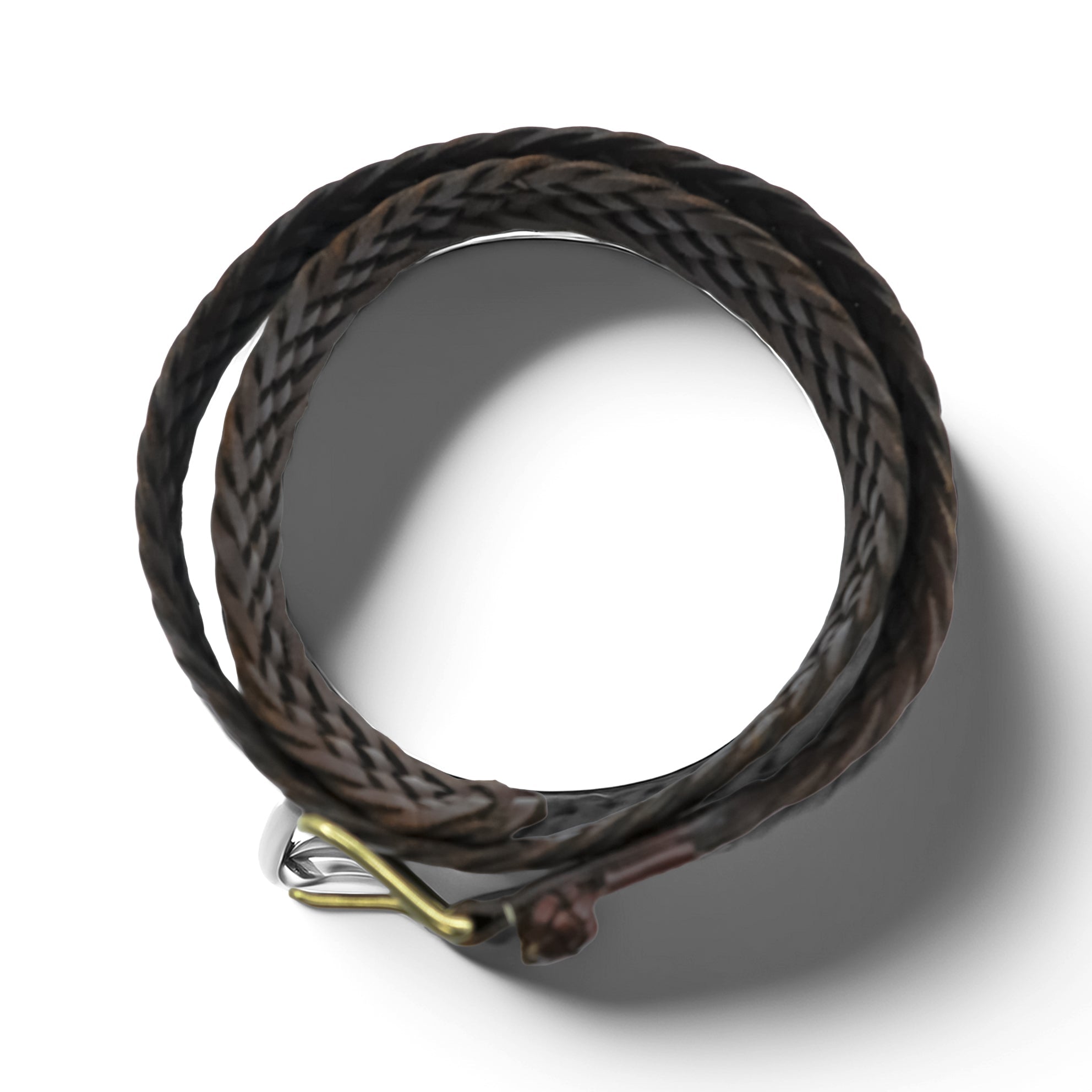 Polo Ralph Lauren Intrecciato Woven Mesh Leather Belt 405676154-001