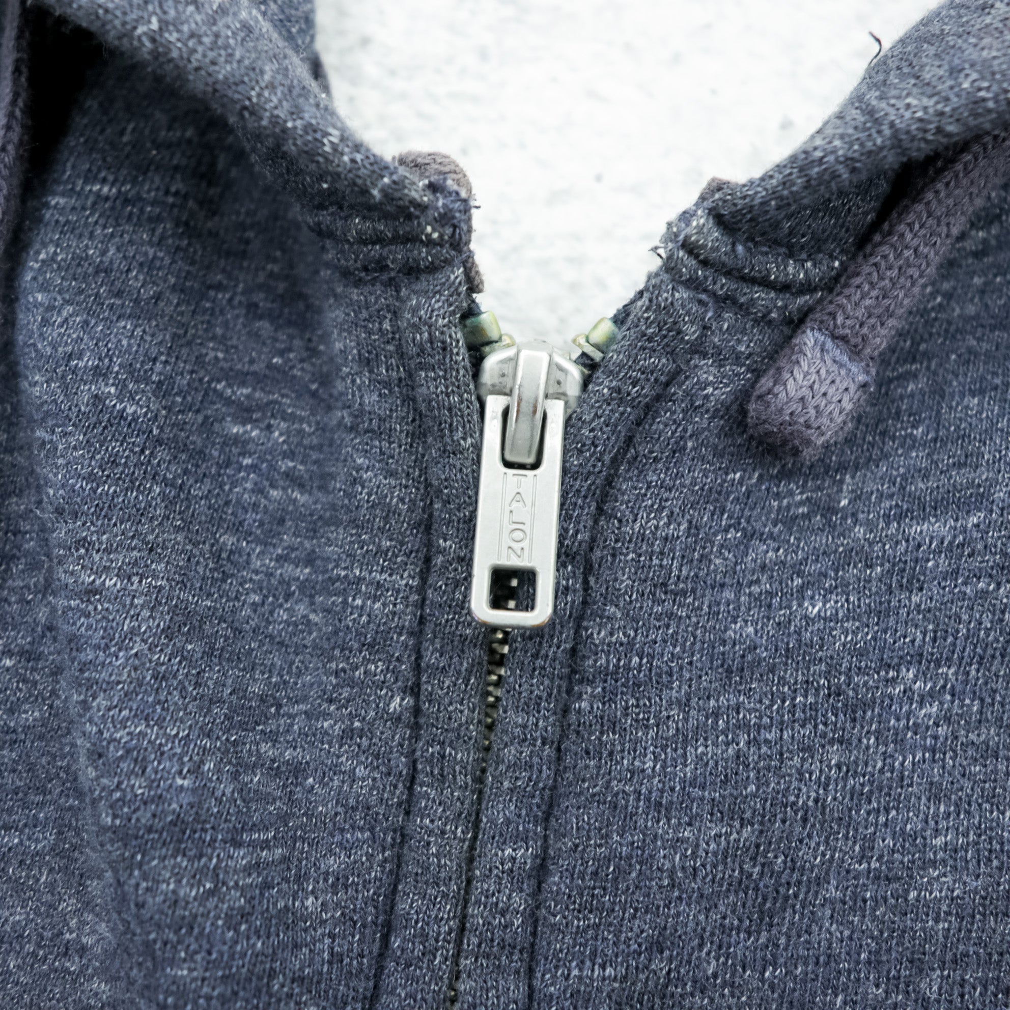 Polo Ralph Lauren Zip Hoodie L Gray Front Pockets TALON Zip Small Pony Embroidery