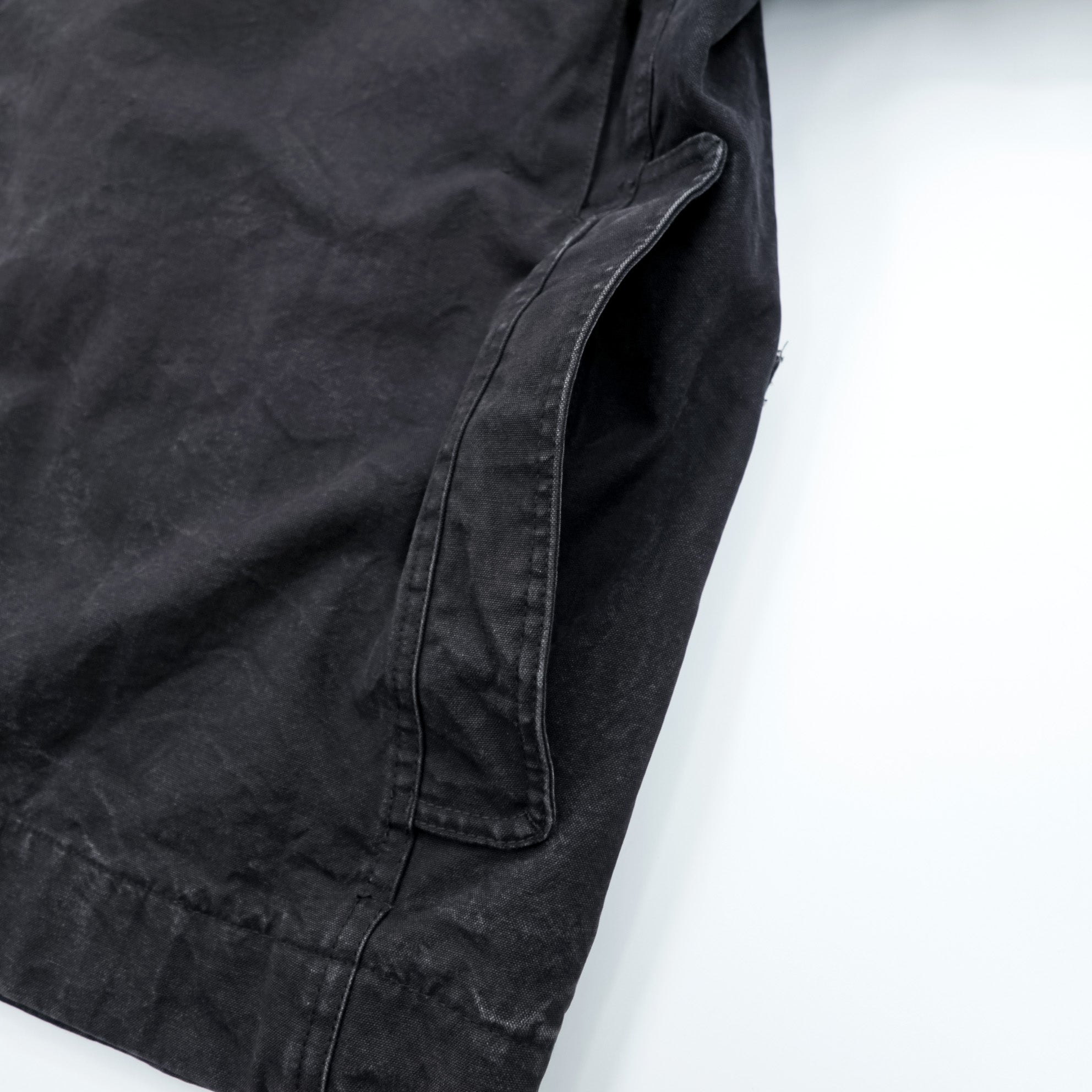 ENGINEERED GARMENTS ハンティングジャケット フィールドジャケット S ブラック 襟コーデュロイ チェンジボタン チンストラップ USA製