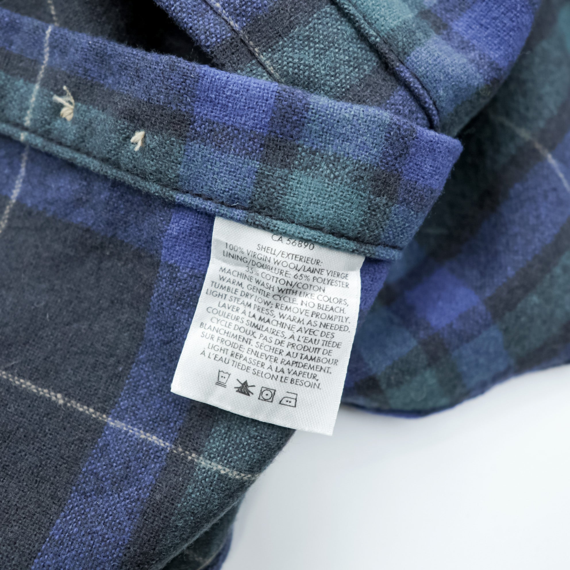 PENDLETON フランネルシャツ 長袖ウールシャツ XL グリーン チェック 胸ポケット LODGE SHIRT WASHABLE WOOL